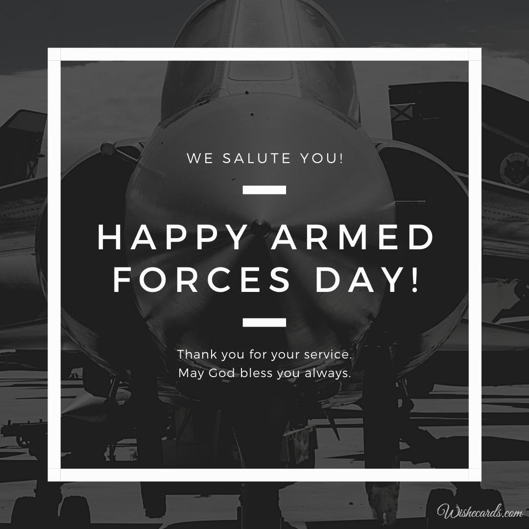 Cool National Armed Forces Day Ecard