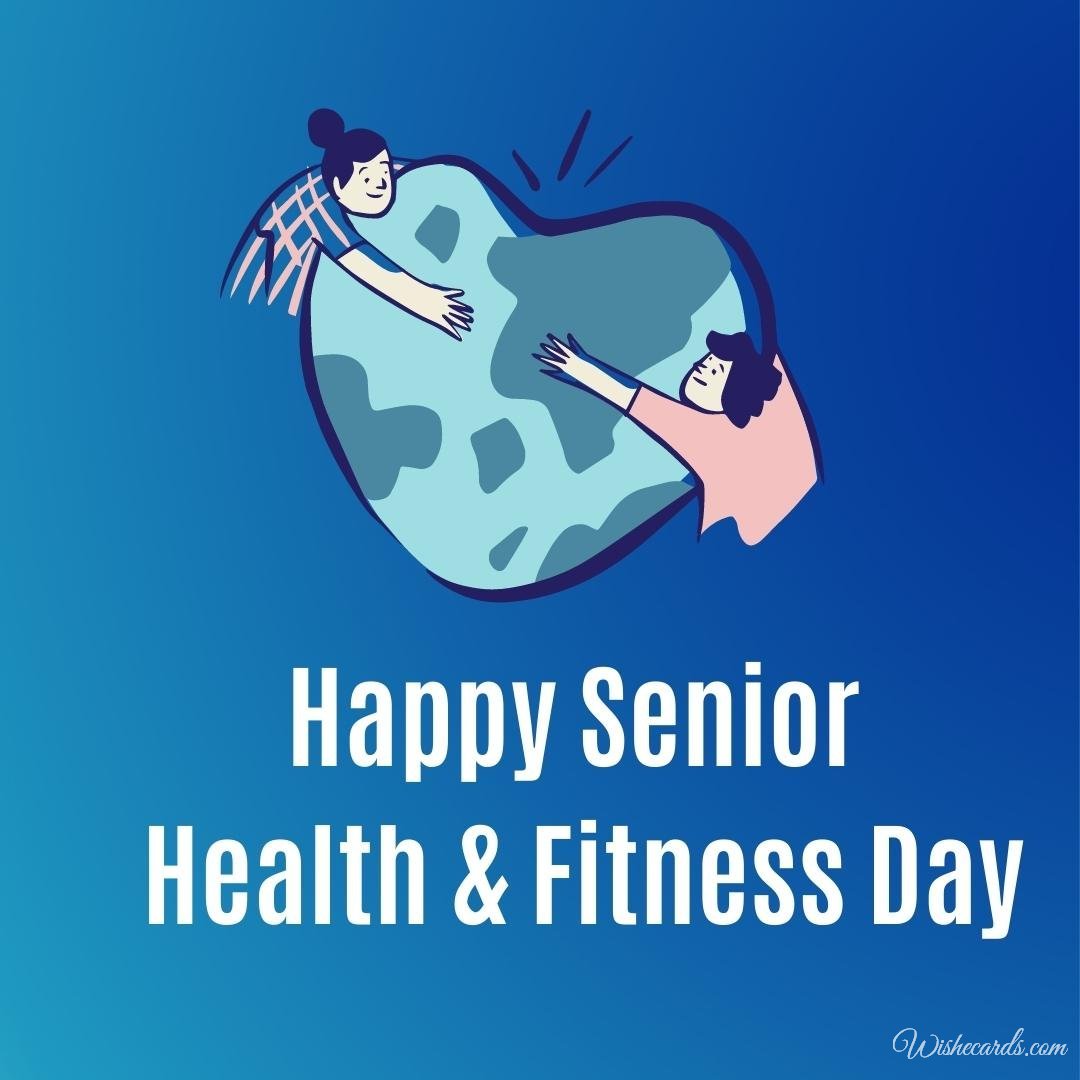 Cool National Senior Health & Fitness Day Ecard