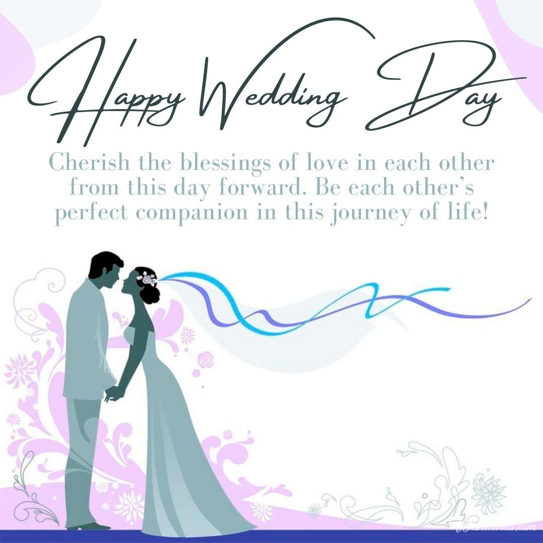 Cool Romantic Wedding Ecard With Text