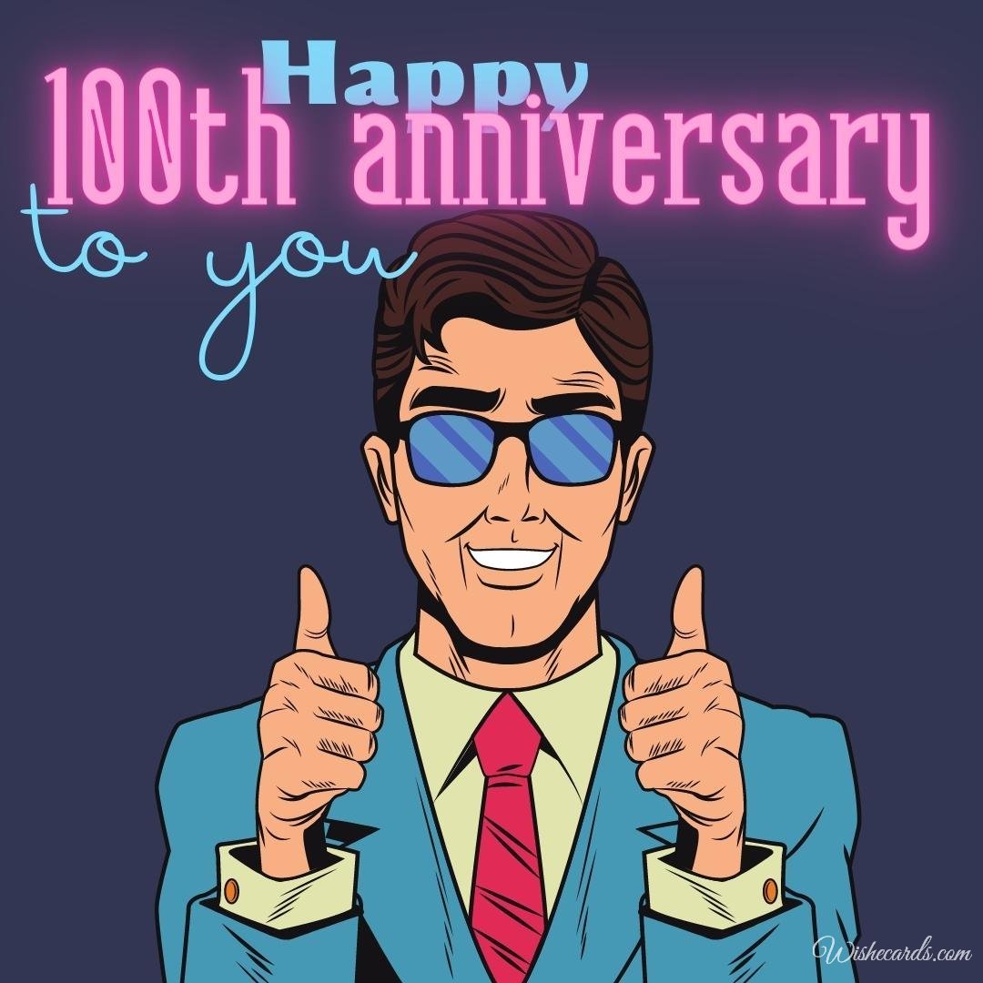 Cool Virtual 100th Anniversary Picture