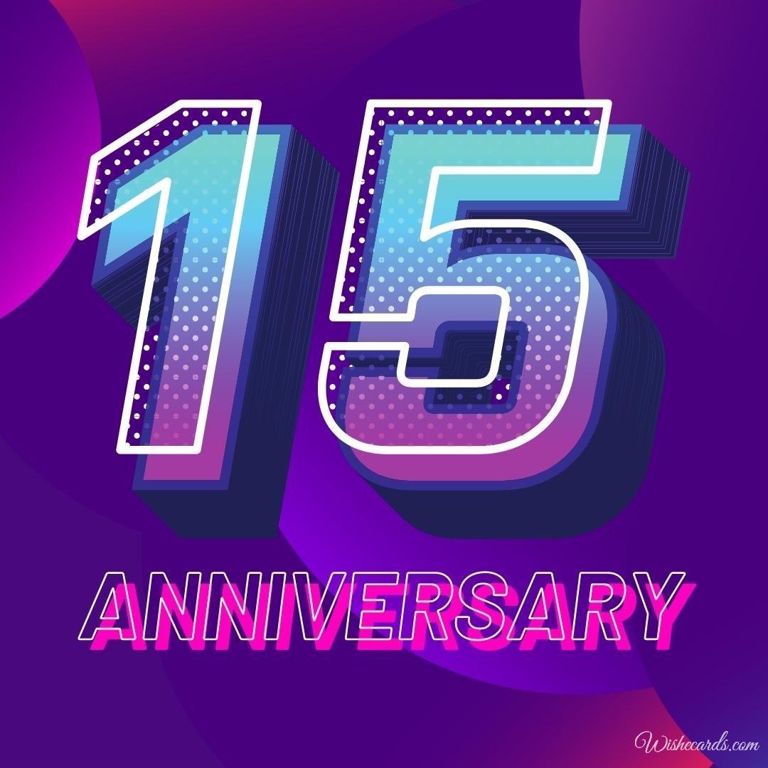 Cool Virtual 15th Anniversary Picture