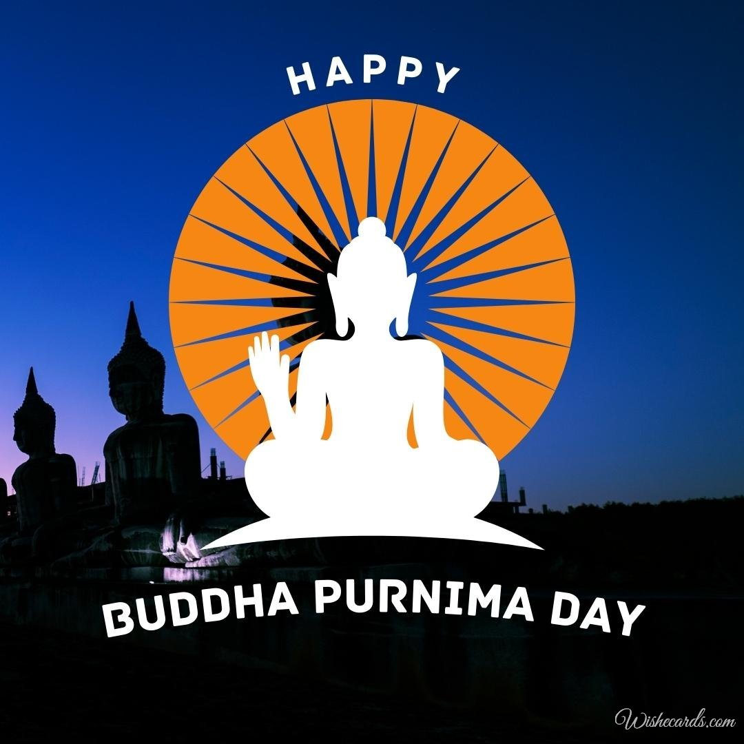 Cool Virtual Buddha Purnima Day Image