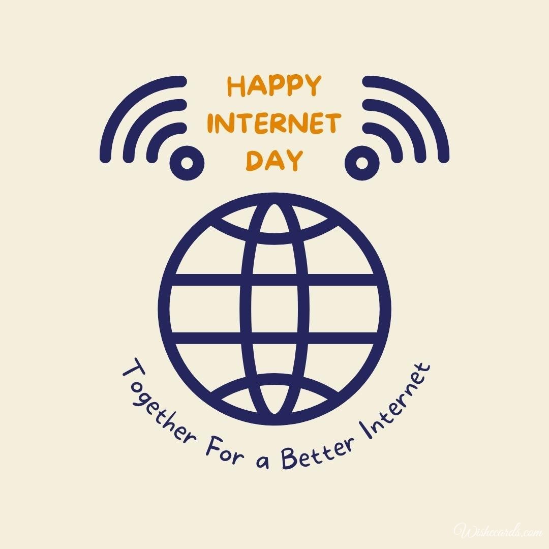 Cool Virtual International Internet Day Image