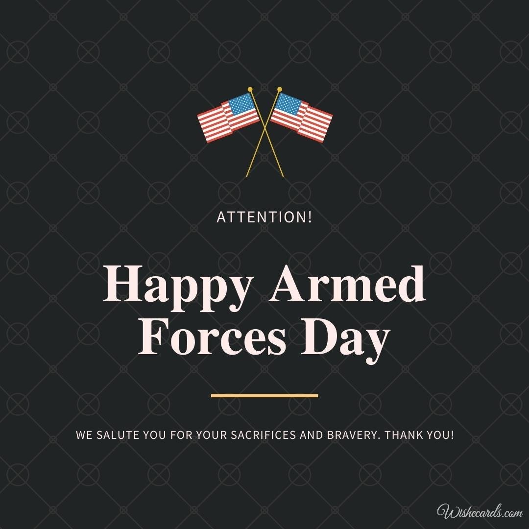 Cool Virtual National Armed Forces Day Image