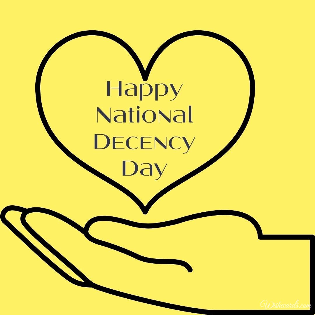 Cool Virtual National Decency Day Image
