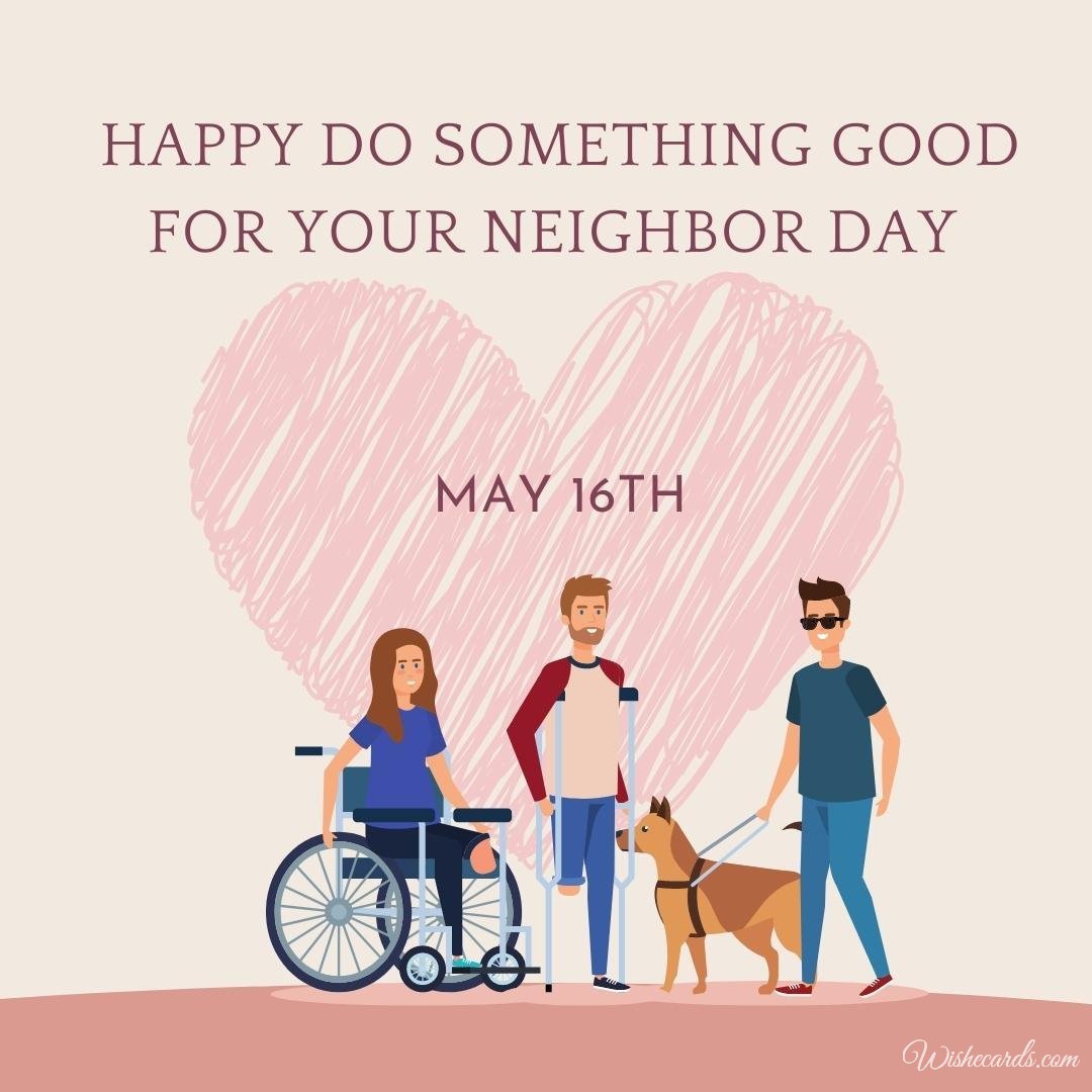 Cool Virtual National Do Something Good For Your Neighbor Day Image