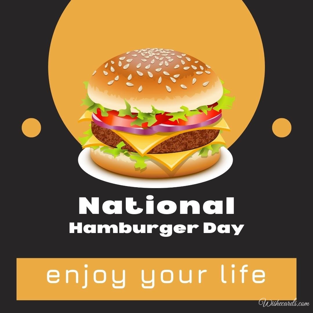 Cool Virtual National Hamburger Day Image