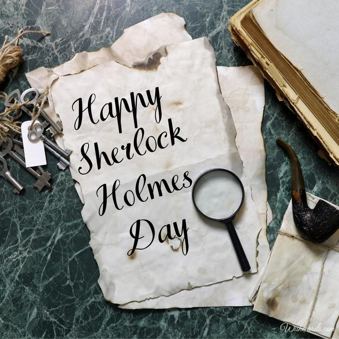 Cool Virtual Sherlock Holmes Day Image