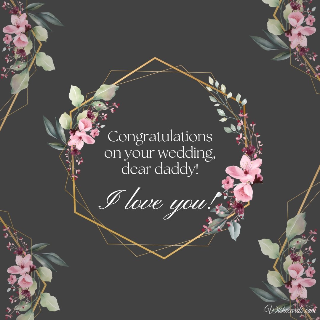 Cool Virtual Wedding Image For Daddy