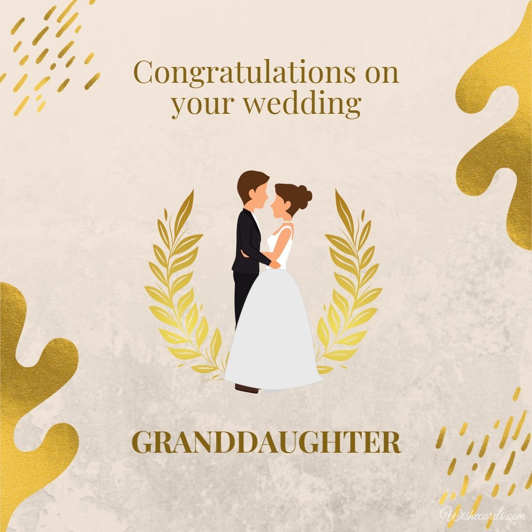 Cool Virtual Wedding Image For Granddaughter