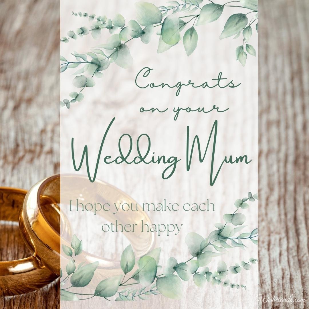 Cool Virtual Wedding Image For Mother