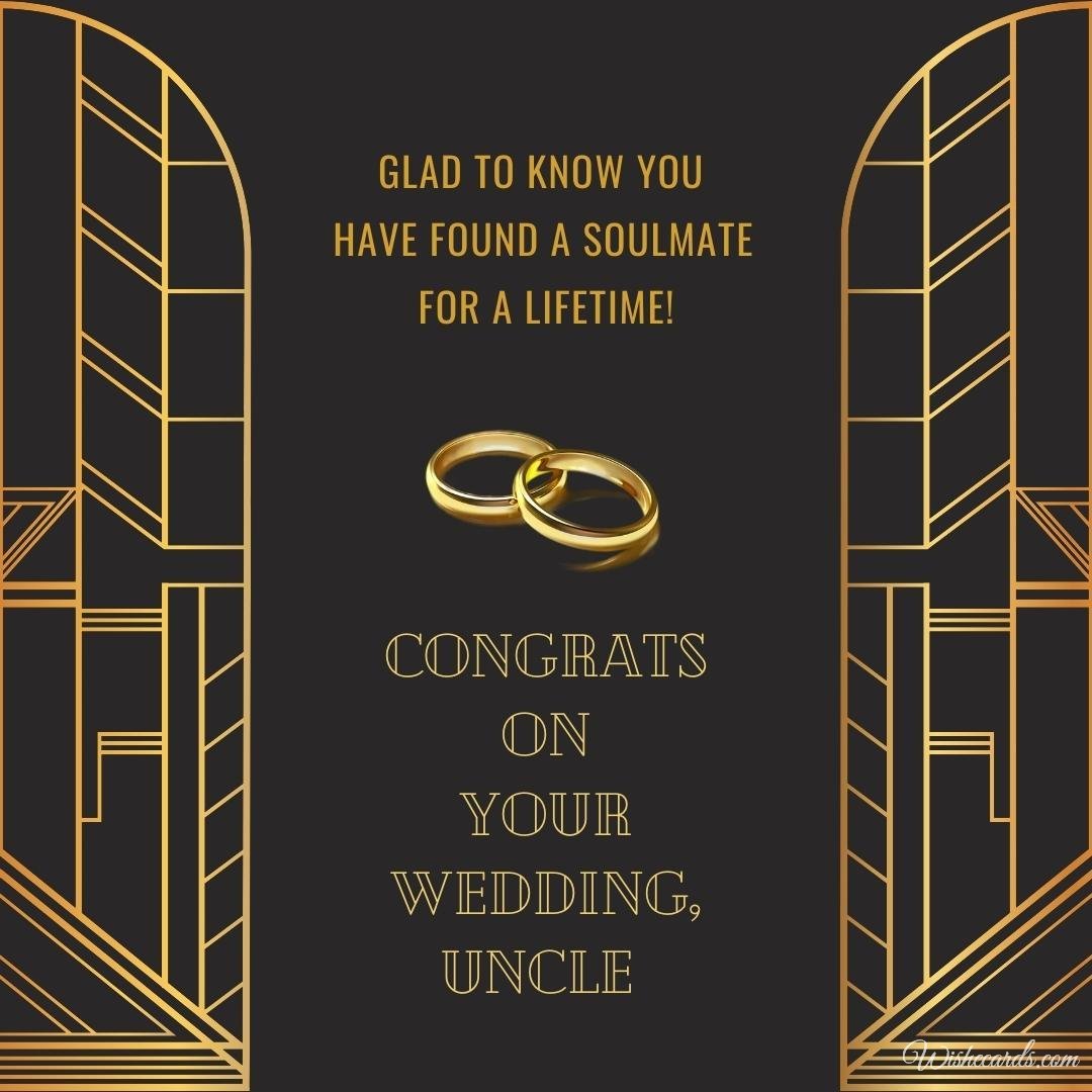 Cool Virtual Wedding Image For Uncle