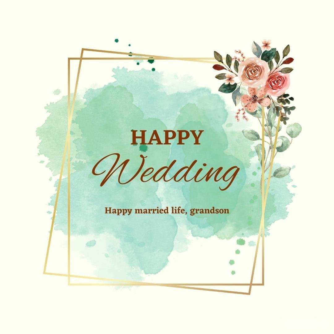 Cool Wedding Greeting Ecard For Grandson