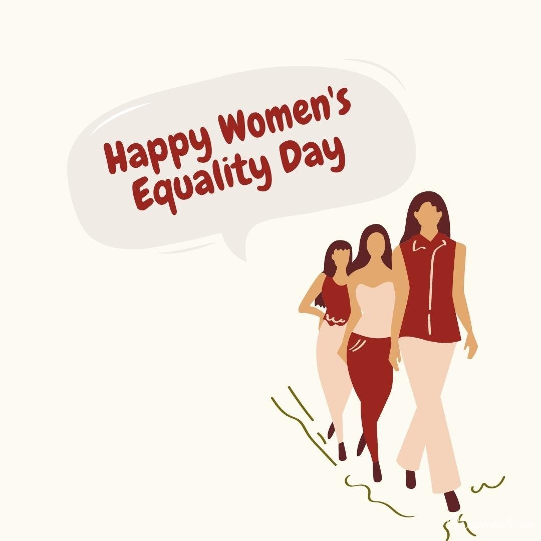 Cool Women`s Equality Day Ecard