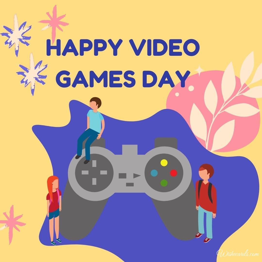 Cool World Video Games Day Ecard