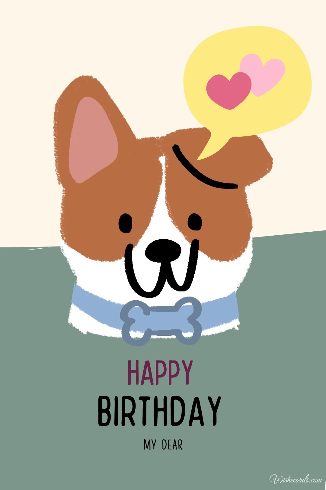 Cute Happy Birthday Picture For Woman With Dog