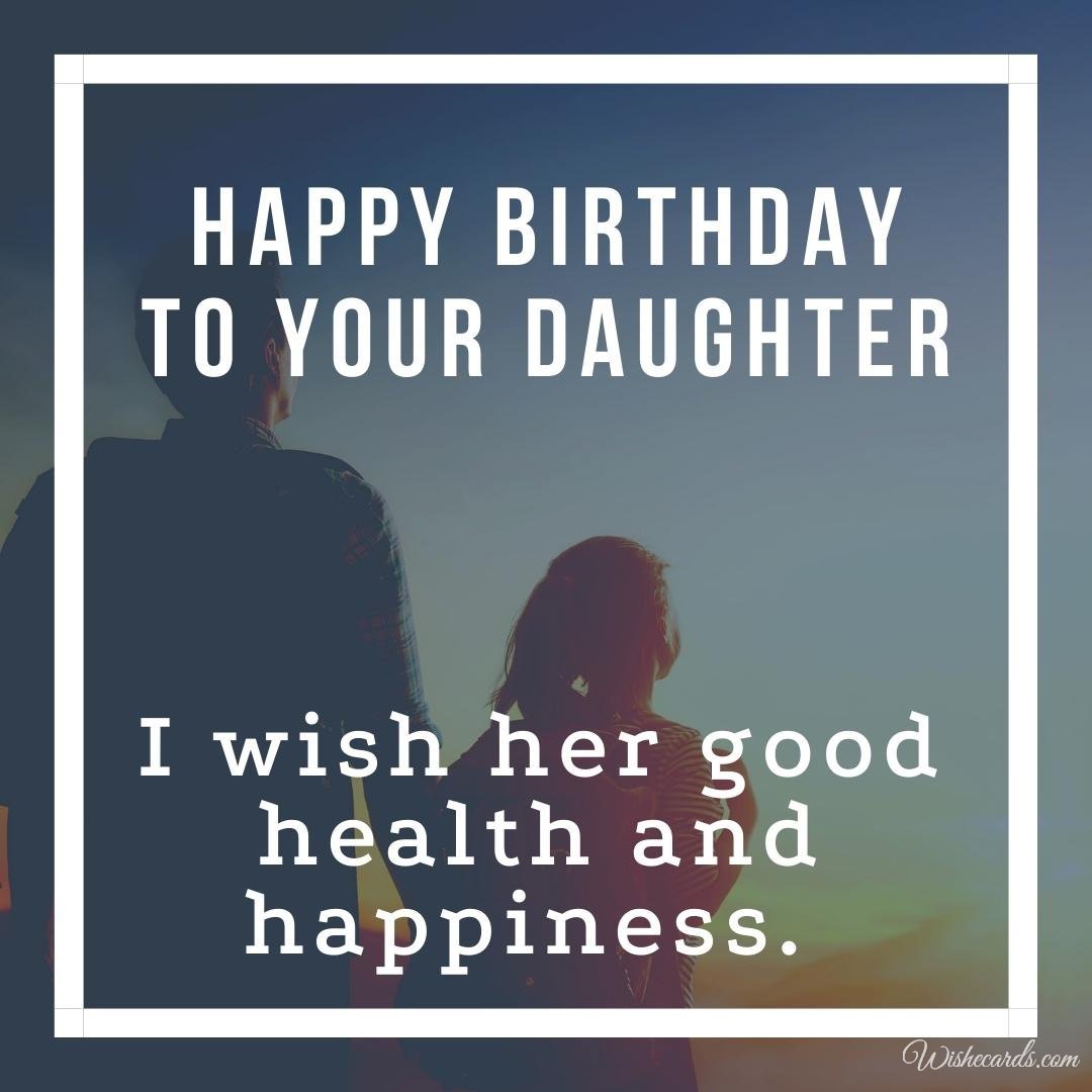 Daughter Birthday Ecard For Dad