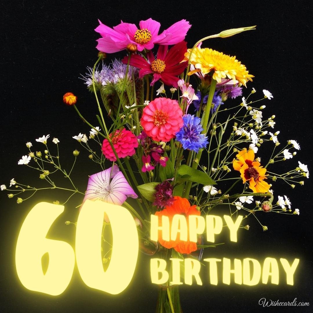 Free 60th Birthday Card