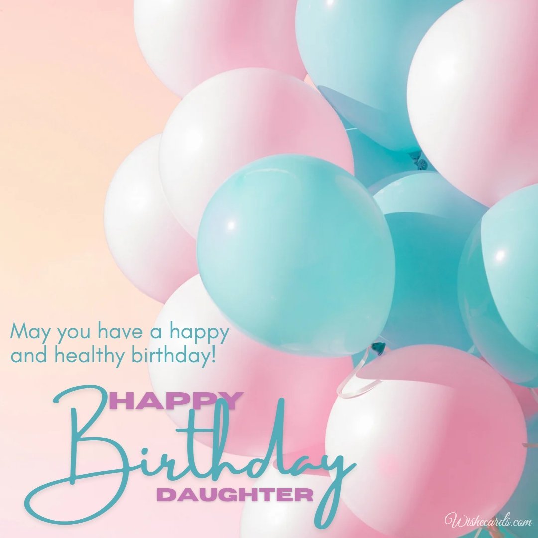 Free Birthday Card For Daughter