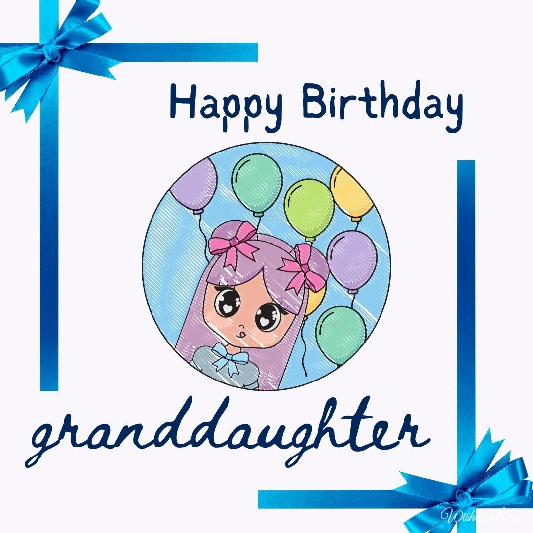 Free Birthday Card For Granddaughter