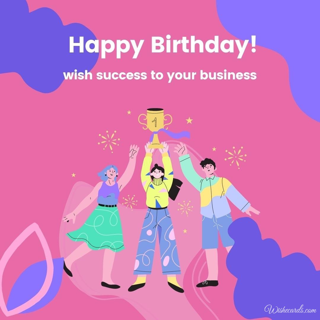 Free Birthday Corporate Ecard