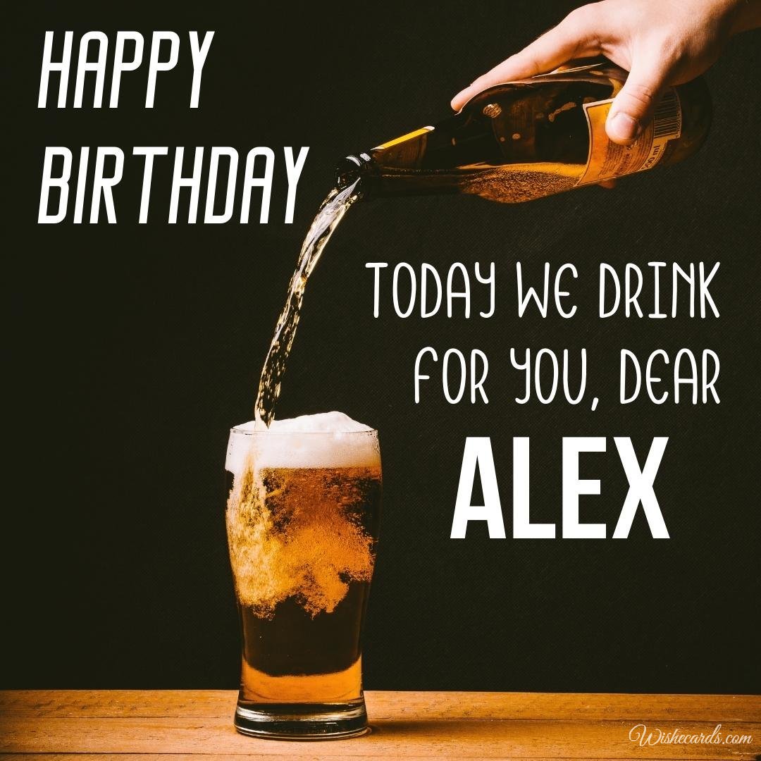 Free Birthday Ecard for Alex