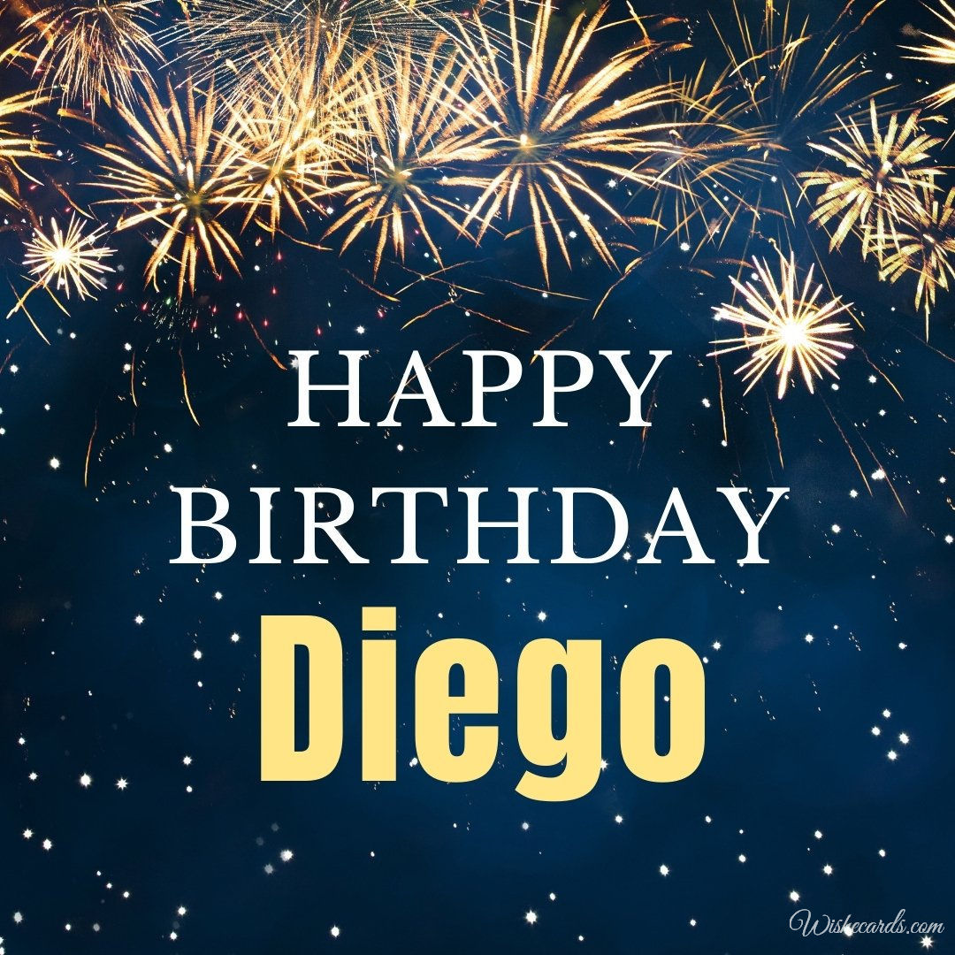 Free Birthday Ecard for Diego