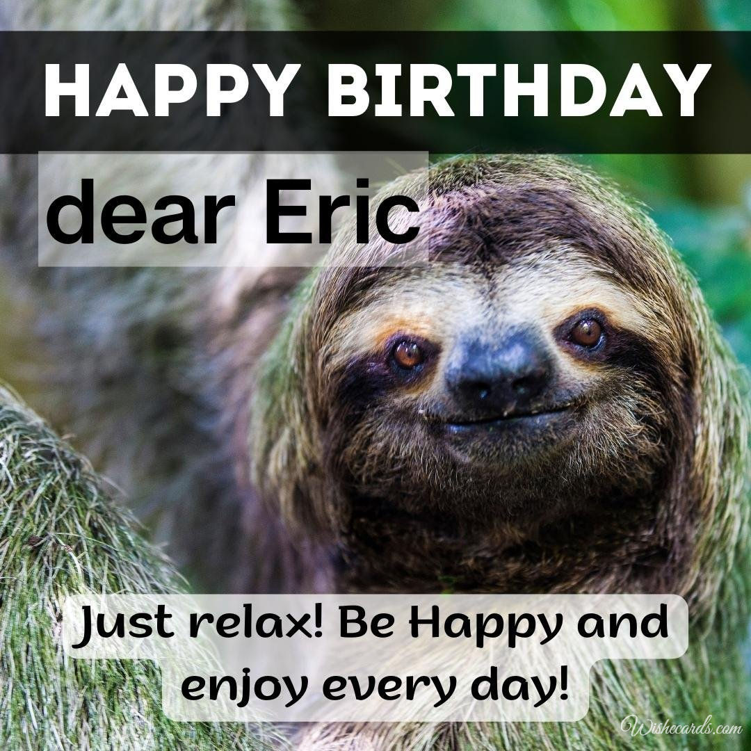 Free Birthday Ecard For Eric