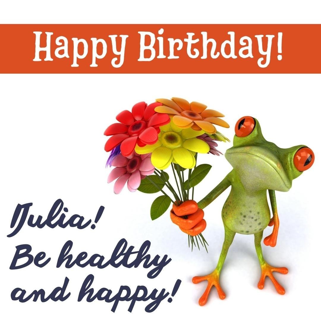 Free Birthday Ecard For Julia