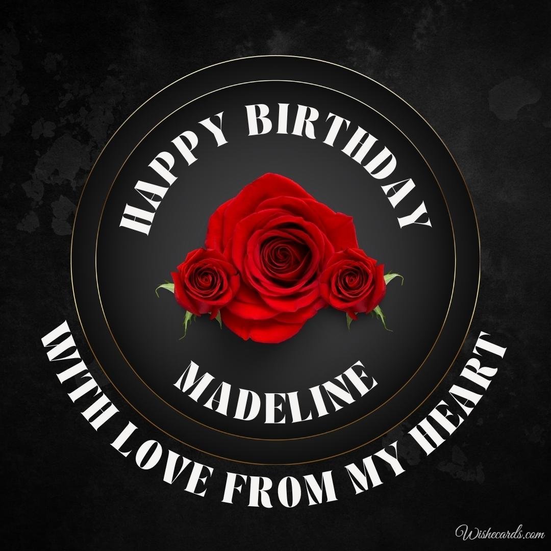 Free Birthday Ecard For Madeline