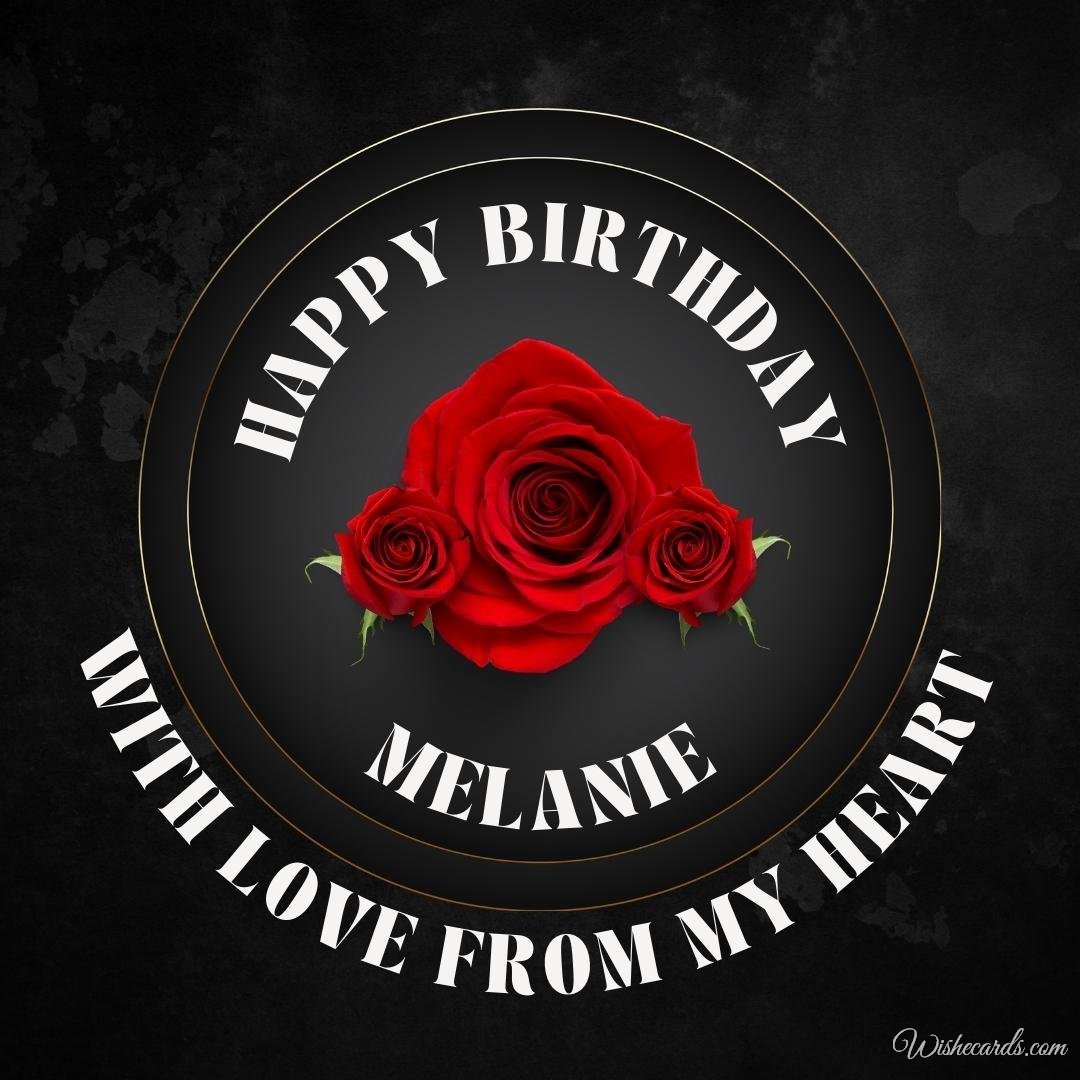 Free Birthday Ecard For Melanie