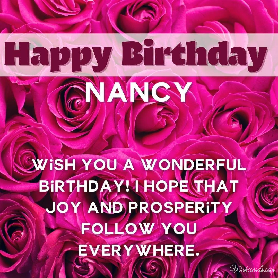 Free Birthday Ecard For Nancy