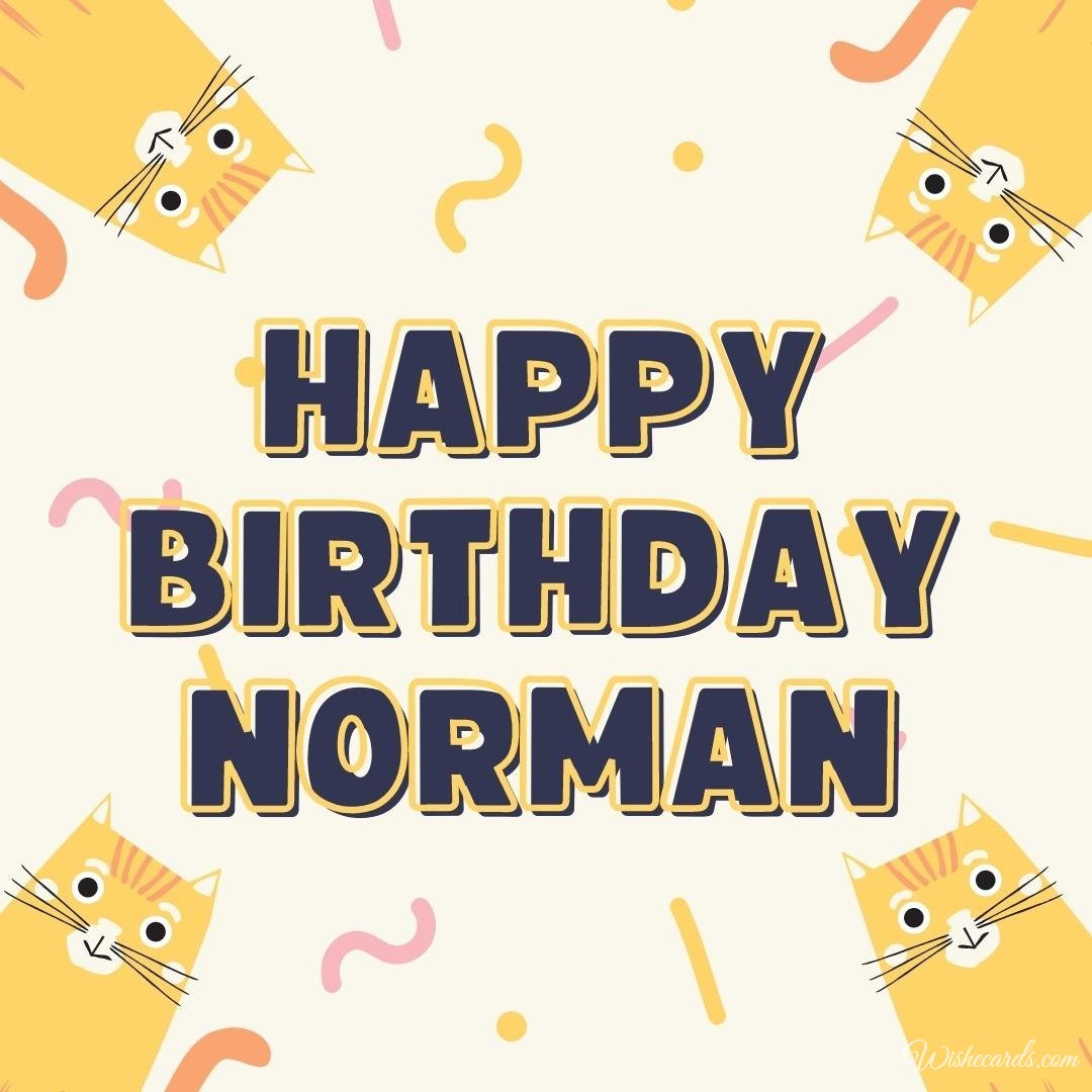 Free Birthday Ecard For Norman