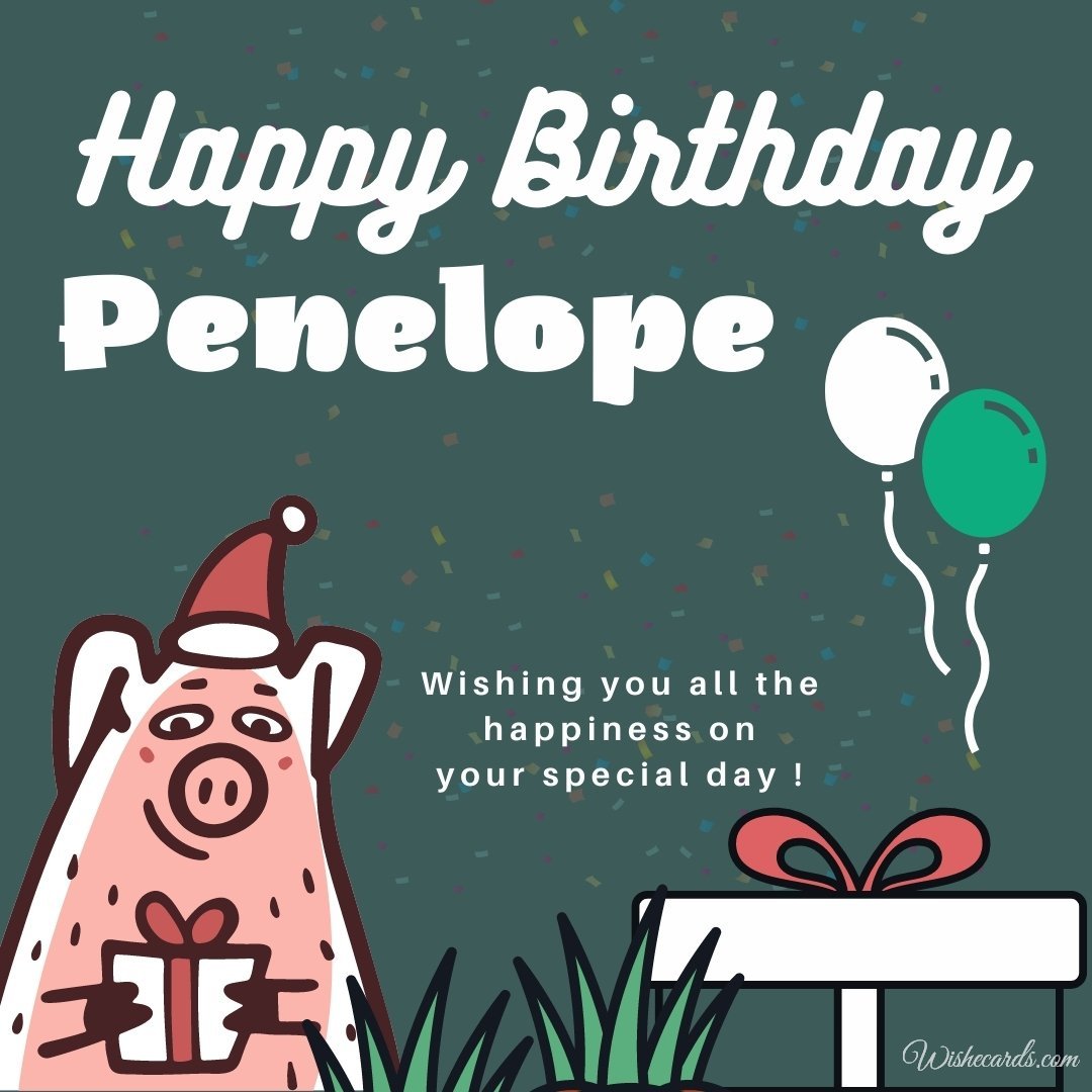 Free Birthday Ecard For Penelope