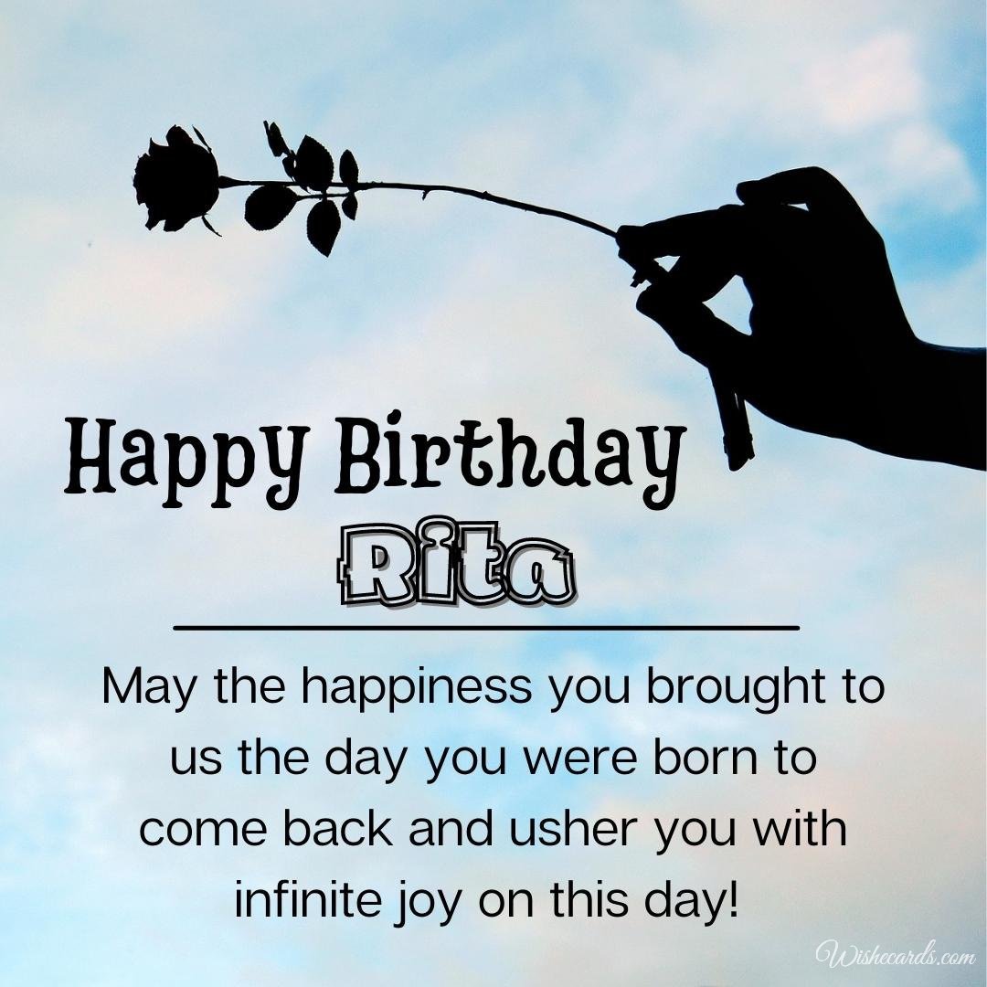 Free Birthday Ecard For Rita