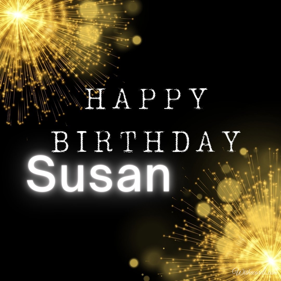 Free Birthday Ecard For Susan