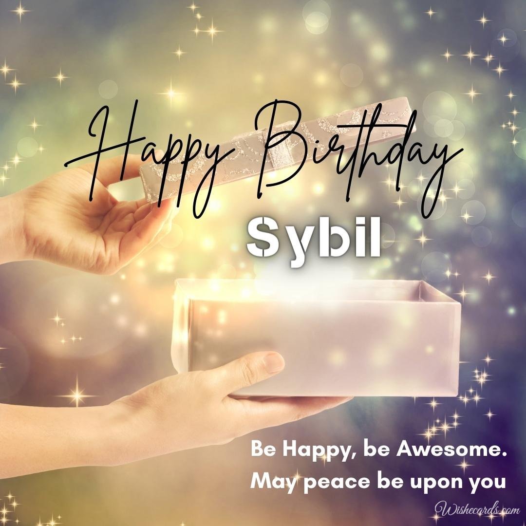 Free Birthday Ecard For Sybil