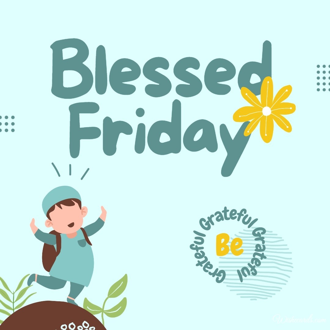 Free Friday Blessing Image