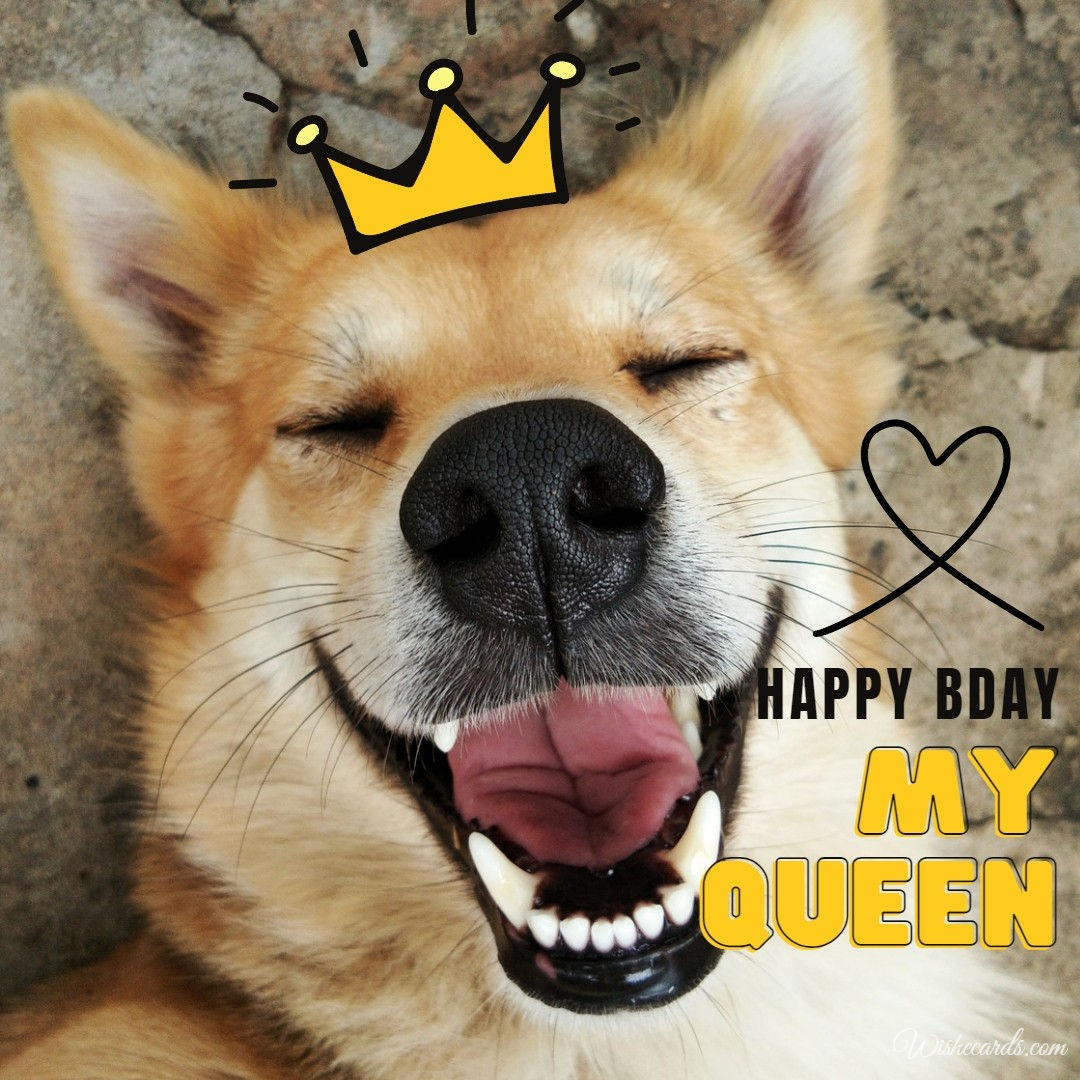Free Happy Birthday Card For Woman With Dog