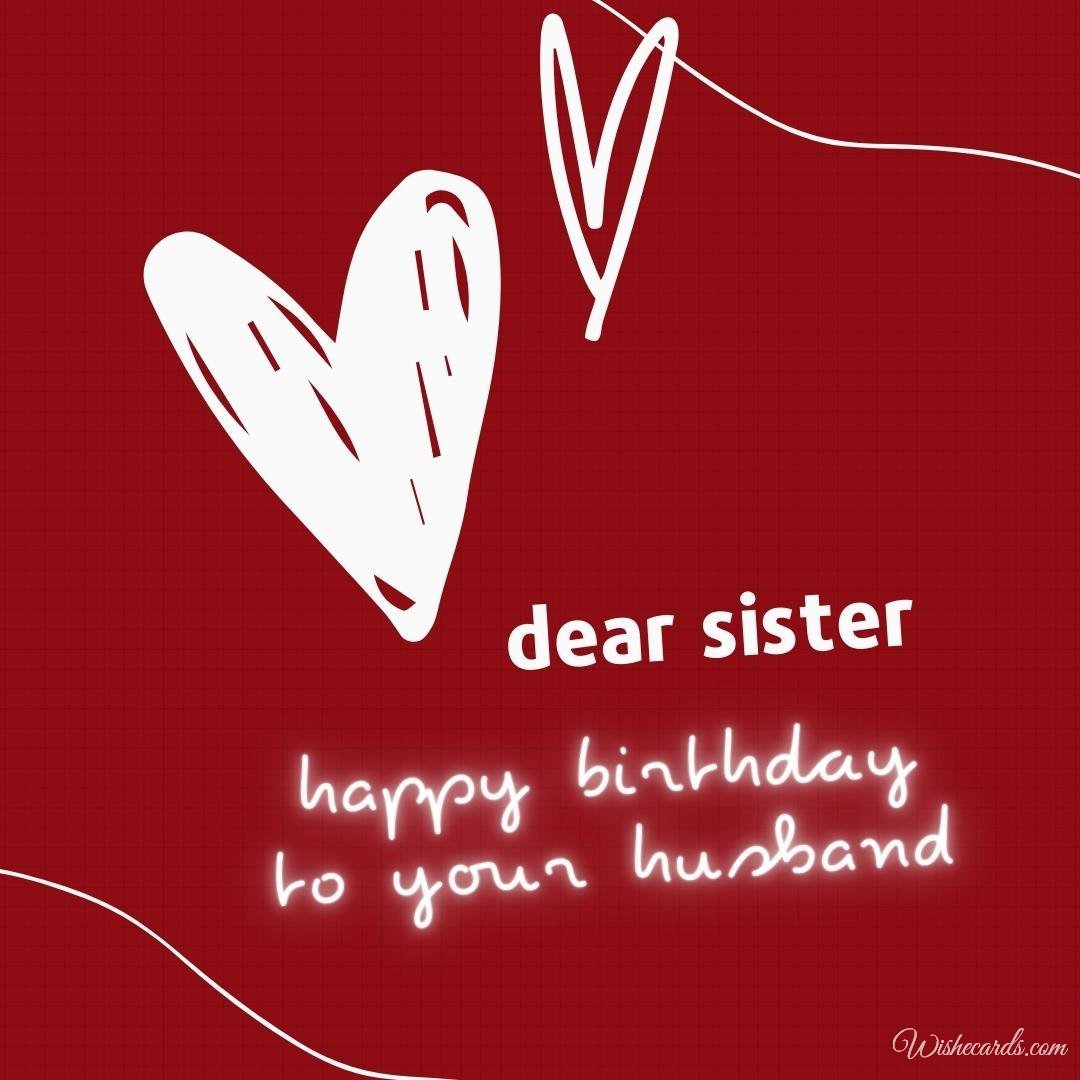 Free Husband Happy Birthday Ecard For Sister