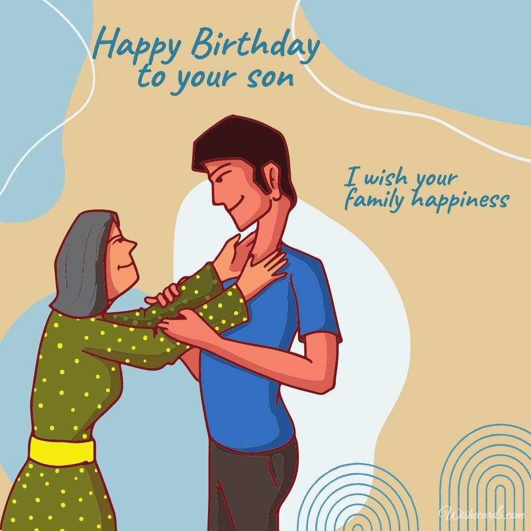 Free Son Birthday Card For Mother