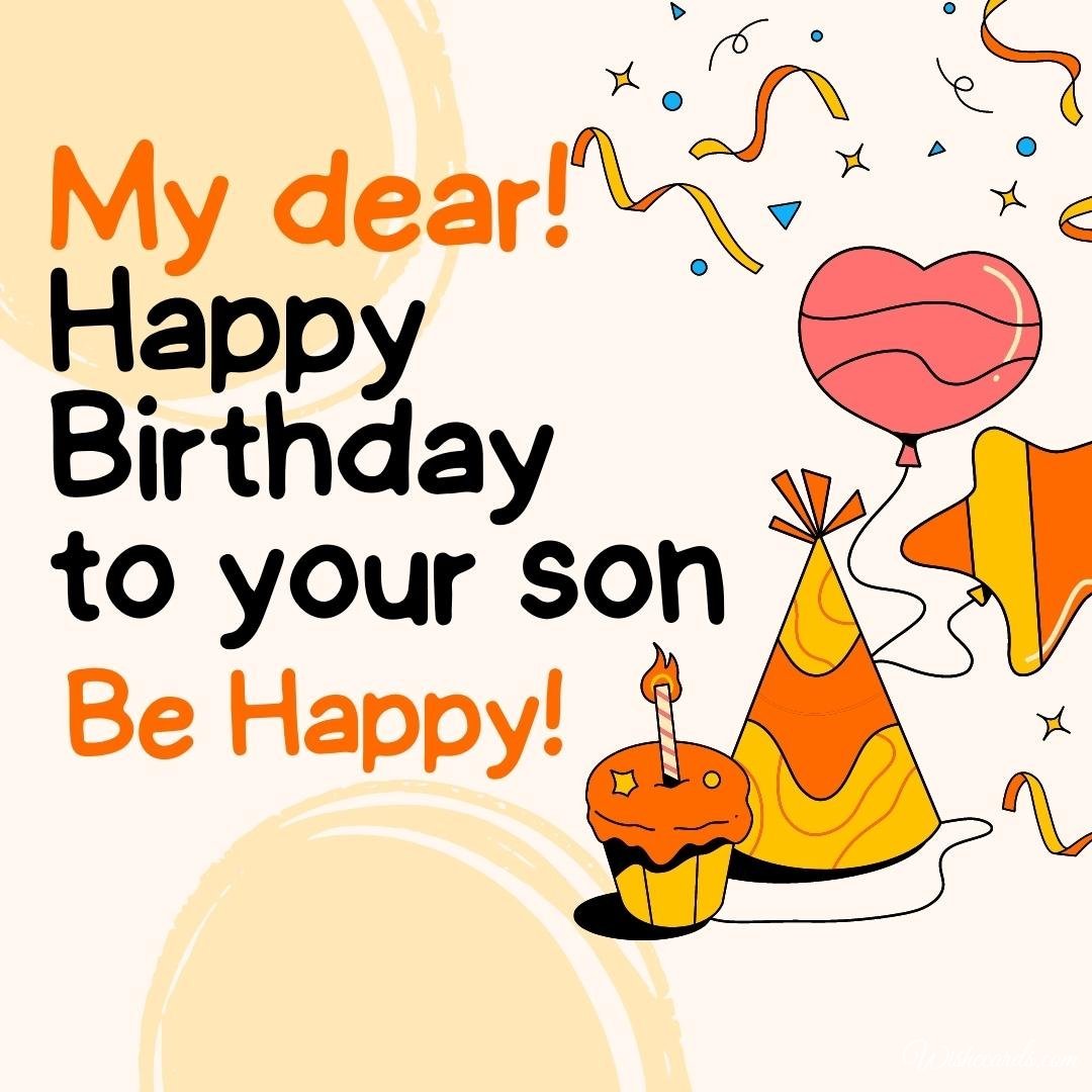 Free Son Birthday Card For Wife