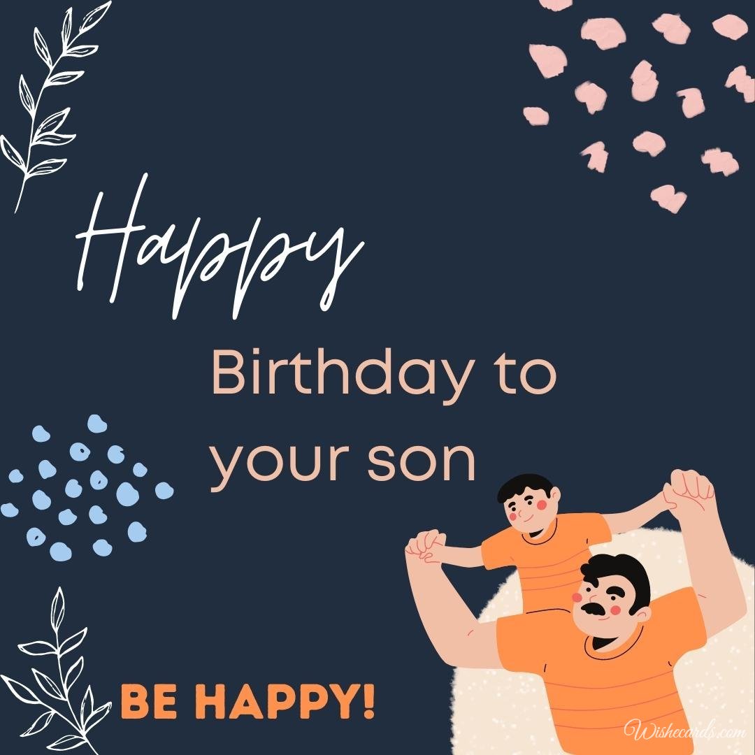 Free Son Happy Birthday Card For Friend
