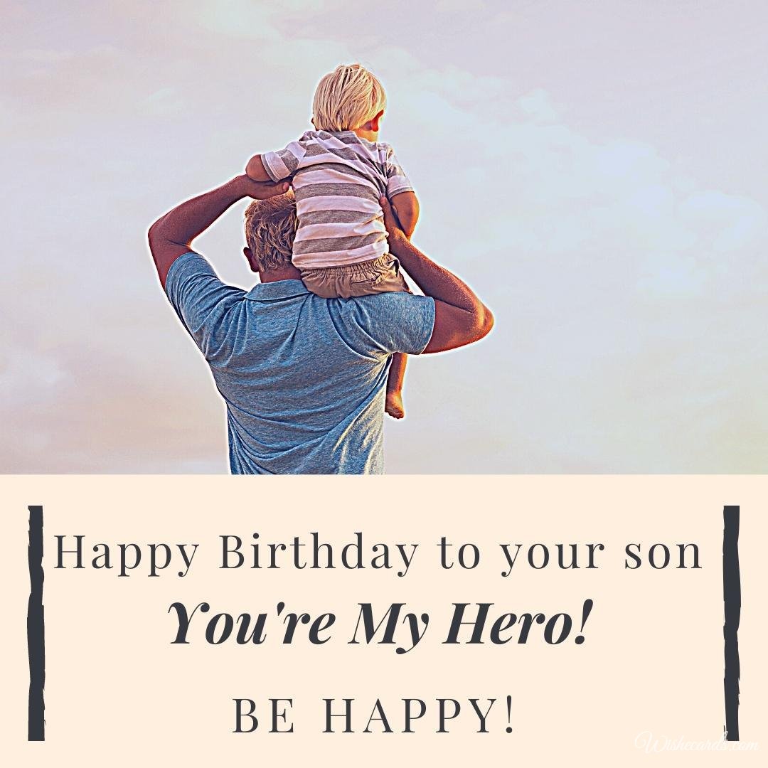 Free Son Happy Birthday Card For Husband