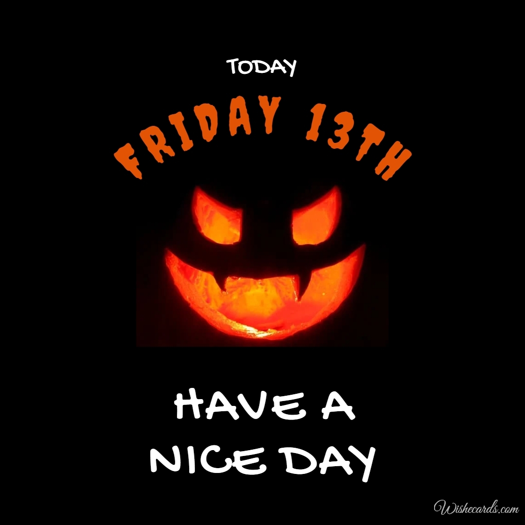 Friday 13th Image Funny