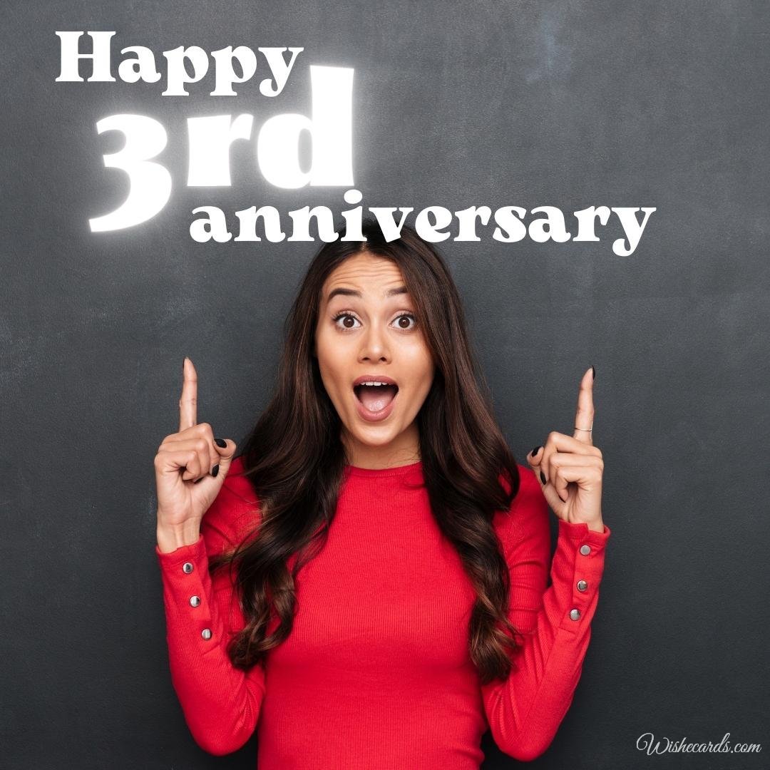 Funny 3rd Anniversary Image