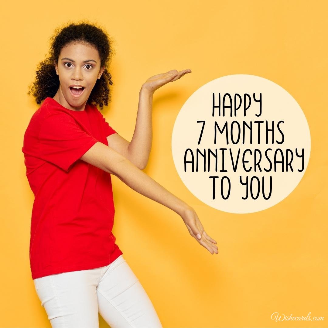 Funny 7 Month Anniversary Image