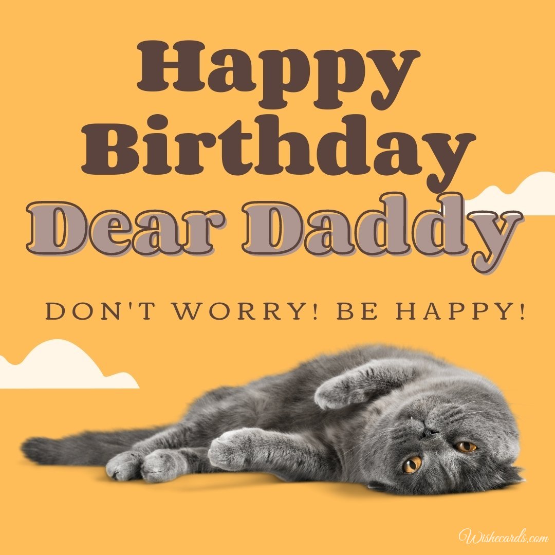 Funny Birthday Ecard for Daddy