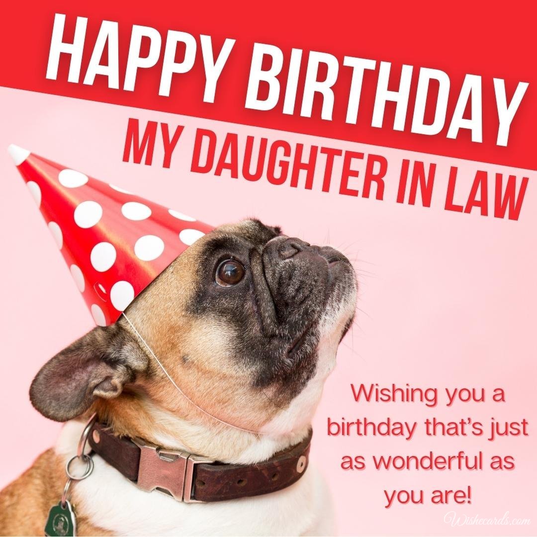 Funny Birthday Ecard for Daughter In Law