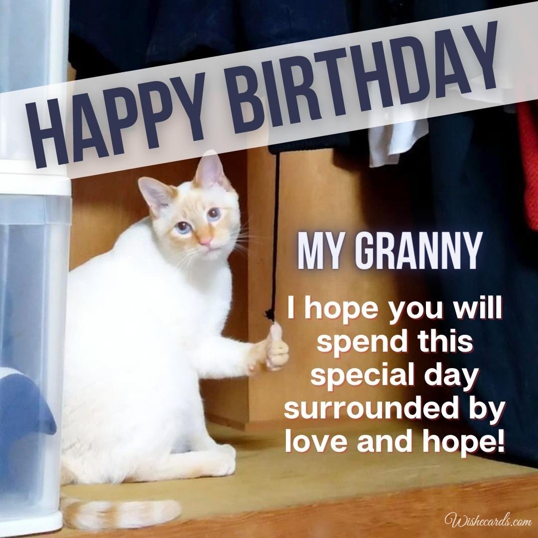 Funny Birthday Ecard for Granny